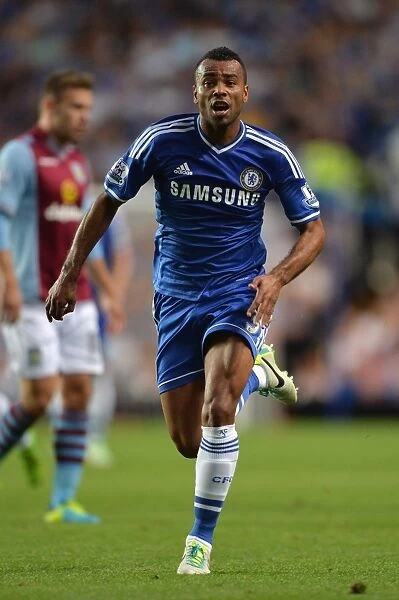 Ashley Cole in Action: Chelsea vs Aston Villa, Stamford Bridge (21st August 2013, Barclays Premier League)