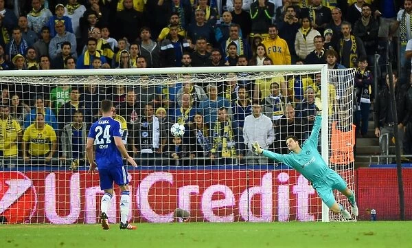 Asmir Begovic's Spectacular Save: Chelsea vs Maccabi Tel Aviv, UEFA Champions League, Group G, Sammy Ofer Stadium (November 2015)