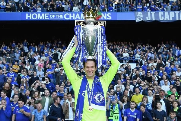 Asmir Begovic's Triumph: Chelsea's Premier League Title Celebration