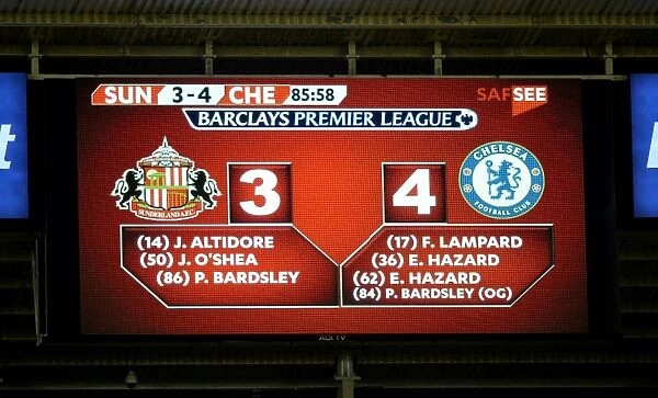 Barclays Premier League: Tension at the Stadium of Light - Sunderland vs. Chelsea (December 4, 2013)