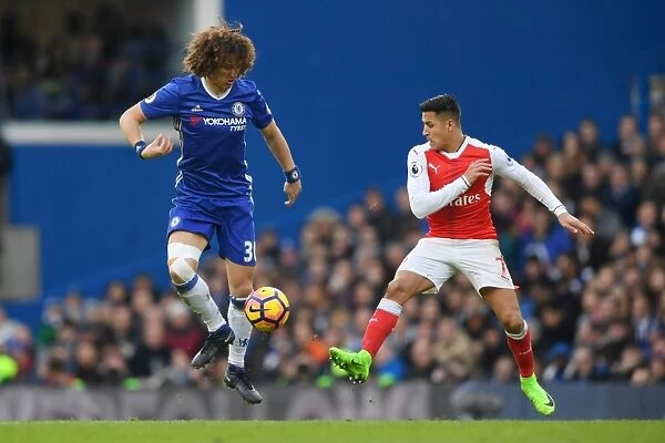 Battle for the Ball: Luiz vs. Sanchez - Chelsea vs. Arsenal, Premier League Rivalry
