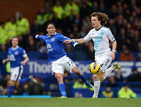 Battle for the Ball: Pienaar vs. Luiz - Everton vs. Chelsea Rivalry, Barclays Premier League (December 30, 2012)