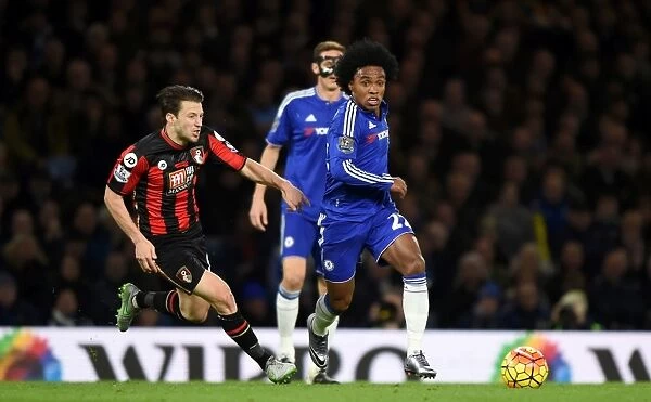 Battle for the Ball: Willian vs. Harry Arter - Chelsea vs. AFC Bournemouth, Premier League Rivalry (December)