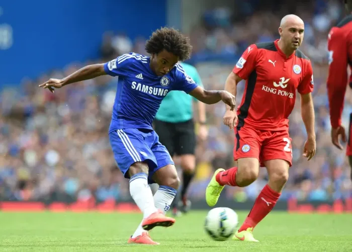 Framed Print : A Battle at Stamford Bridge: Willian vs Gary Taylor-Fletcher - Premier League Clash August 2014 Framed Print : A Battle at Stamford Bridge: Willian vs Gary Taylor-Fletcher - Premier League Clash August 2014