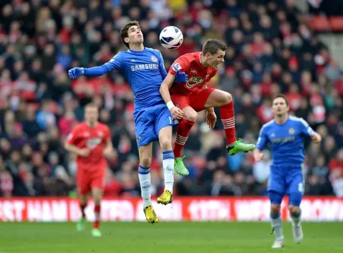 Framed Print : Battle for Supremacy: Embolo vs. Schneiderlin - Southampton vs. Chelsea Premier League Showdown Framed Print : Battle for Supremacy: Embolo vs. Schneiderlin - Southampton vs. Chelsea Premier League Showdown