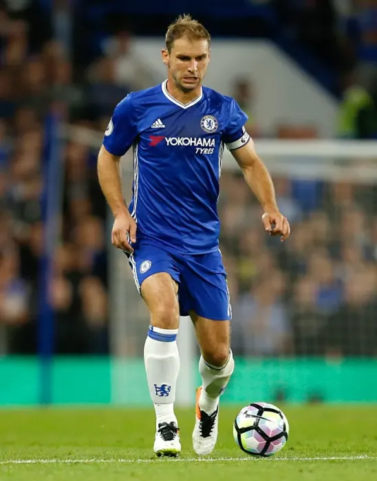 Framed Print : Branislav Ivanovic in Action: Chelsea vs Liverpool - Premier League at Stamford Bridge