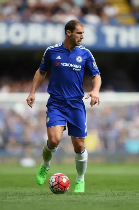 Framed Print : Branislav Ivanovic in Action: Chelsea vs Swansea City (August 2015)