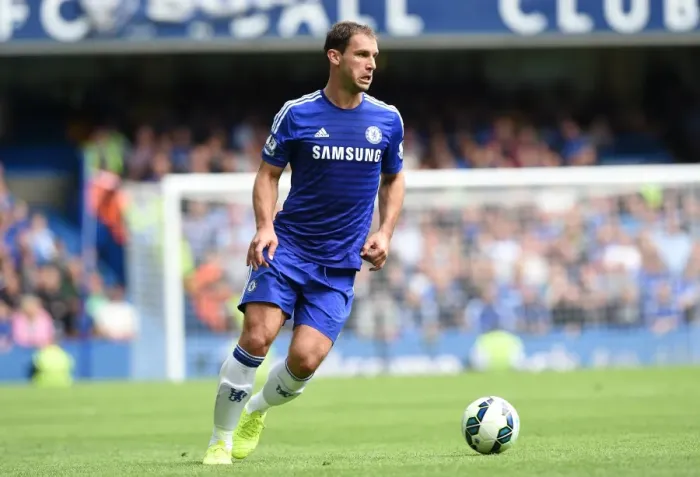Framed Print : Branislav Ivanovic at Stamford Bridge: Chelsea vs Leicester City - Barclays Premier League 2014 Framed Print : Branislav Ivanovic at Stamford Bridge: Chelsea vs Leicester City - Barclays Premier League 2014