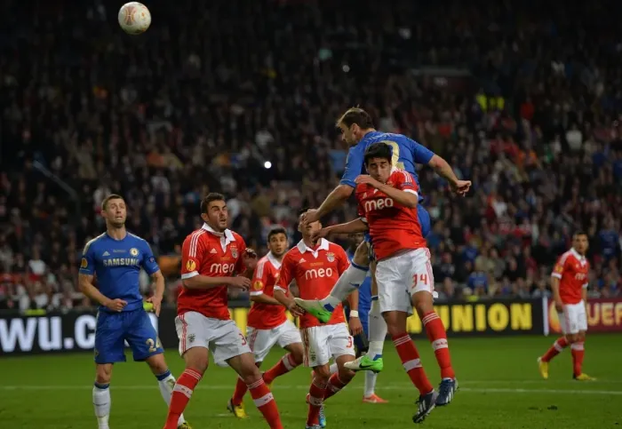 Framed Print : Branislav Ivanovic's Epic Heading: Chelsea Wins Europa League vs Benfica (2013) Framed Print : Branislav Ivanovic's Epic Heading: Chelsea Wins Europa League vs Benfica (2013)