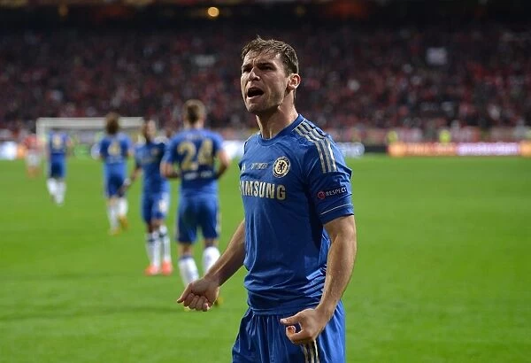 Branislav Ivanovic's Headers Secures Europa League Victory for Chelsea against Benfica (May 16, 2013)