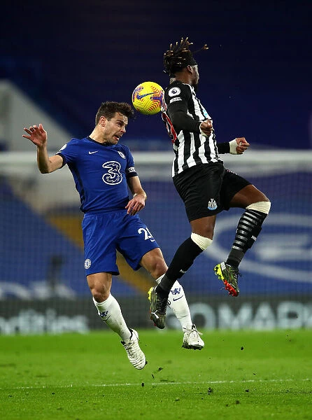 Cesar Azpilicueta in Action: Chelsea vs Newcastle United, Premier League - London (Behind Closed Doors)