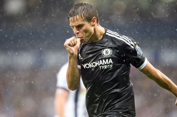 Cesar Azpilicueta's Triple: Chelsea's Third Goal Against West Brom (August 2015)