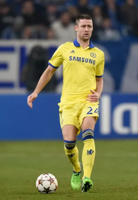 Framed Print : Champions League: Gary Cahill Leads Chelsea at Veltins-Arena Against Schalke 04 (Nov 2015) Framed Print : Champions League: Gary Cahill Leads Chelsea at Veltins-Arena Against Schalke 04 (Nov 2015)