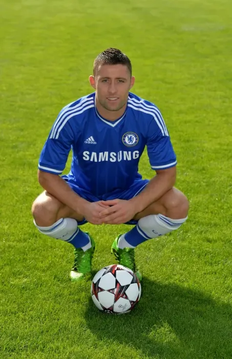Framed Print : Chelsea FC 2013-2014 Squad: Gary Cahill at Cobham Training Ground Framed Print : Chelsea FC 2013-2014 Squad: Gary Cahill at Cobham Training Ground