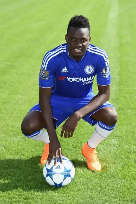 Framed Print : Chelsea FC: Bertrand Traore at 2015-16 Team Photocall, Cobham Training Ground Framed Print : Chelsea FC: Bertrand Traore at 2015-16 Team Photocall, Cobham Training Ground