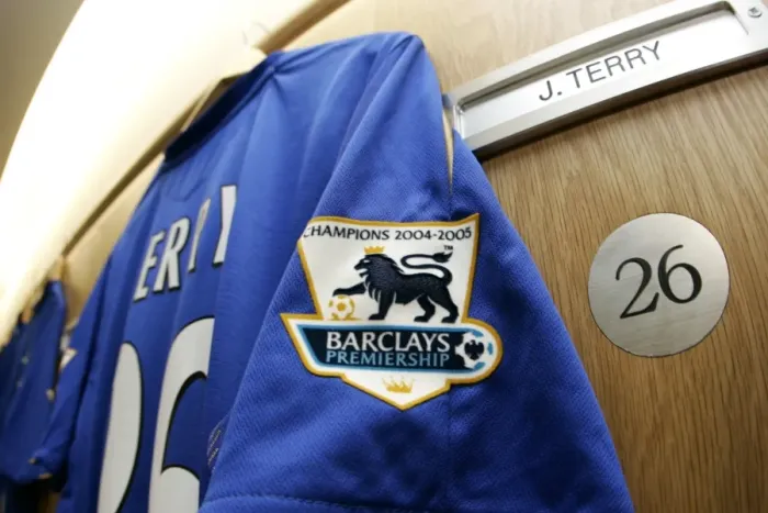 Framed Print : Chelsea FC: A Peek into Stamford Bridge - John Terry's Legacy: Shirt and Locker Amidst Passionate Fans Framed Print : Chelsea FC: A Peek into Stamford Bridge - John Terry's Legacy: Shirt and Locker Amidst Passionate Fans