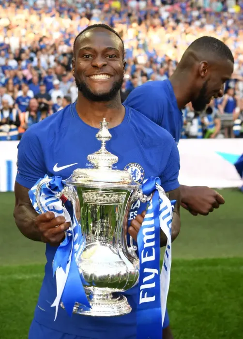 Framed Print : Chelsea Lifts FA Cup: Victor Moses Celebrates Victory over Manchester United Framed Print : Chelsea Lifts FA Cup: Victor Moses Celebrates Victory over Manchester United
