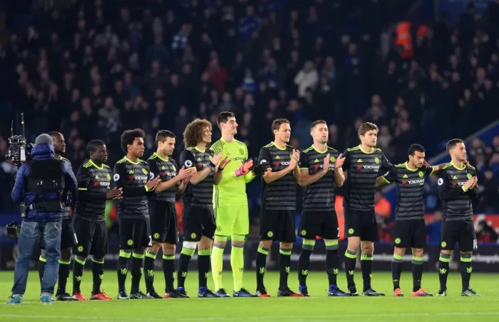 Framed Print : Chelsea Pays Tribute: Graham Taylor Honored at Leicester City Match, Premier League, January 2017