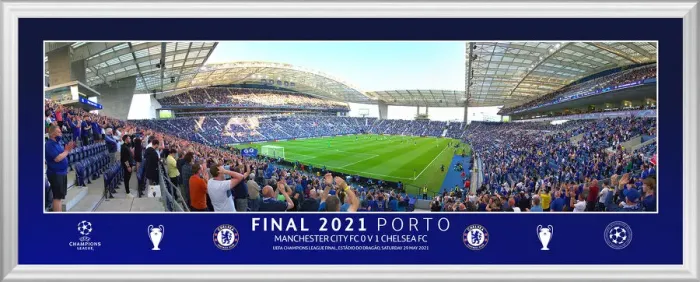 Gift Item : Chelsea UCL 2021 Final - Corner Flag 30'Panoramic Framed Print Gift Item : Chelsea UCL 2021 Final - Corner Flag 30'Panoramic Framed Print