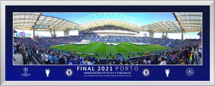Gift Item : Chelsea UCL 2021 Final - Opening Ceremony 30'Panoramic Framed Print Gift Item : Chelsea UCL 2021 Final - Opening Ceremony 30'Panoramic Framed Print