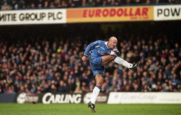 Chelsea vs Barnsley Soccer Match, January 31st, 1998, Stamford Bridge, London - Frank Leboeuf in Action