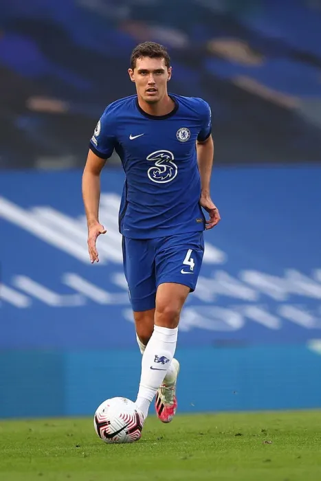 Framed Print : Chelsea vs Liverpool: Andreas Christensen in Action at Stamford Bridge