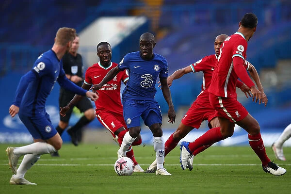 Chelsea vs Liverpool: N'Golo Kante in Action at Stamford Bridge