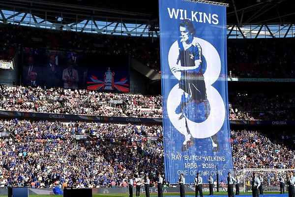 Chelsea vs Manchester United: FA Cup Final Tribute to Ray Wilkins at Wembley Stadium
