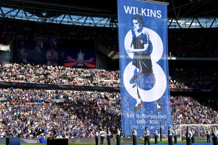 Framed Print : Chelsea vs Manchester United: FA Cup Final Tribute to Ray Wilkins at Wembley Stadium Framed Print : Chelsea vs Manchester United: FA Cup Final Tribute to Ray Wilkins at Wembley Stadium