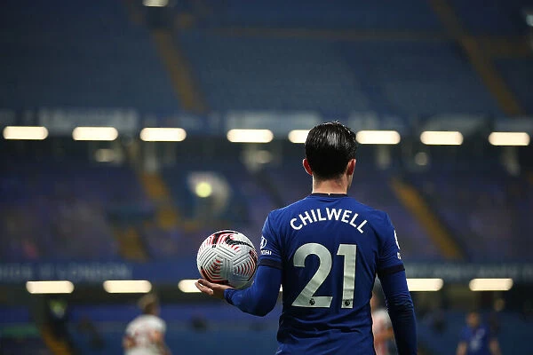 Chelsea vs Sheffield United: Ben Chilwell in Action at Empty Stamford Bridge, Premier League, November 2020