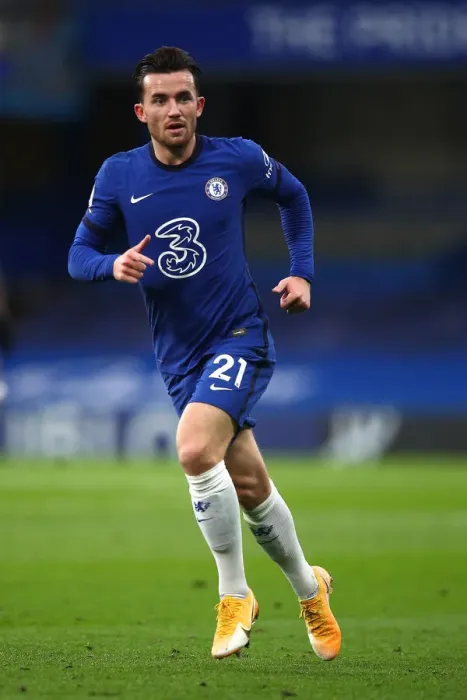 Framed Print : Chelsea vs Southampton: Ben Chilwell in Action at Empty Stamford Bridge, Premier League, October 2020