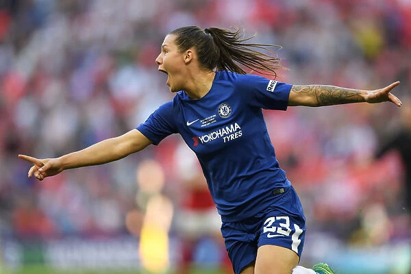 Chelsea Women's Ramona Bachmann Scores Opening Goal in FA Cup Final against Arsenal