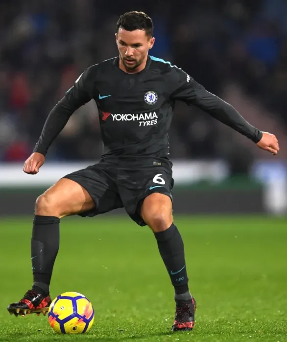 Framed Print : Chelsea's Danny Drinkwater in Action against Huddersfield Town in Premier League
