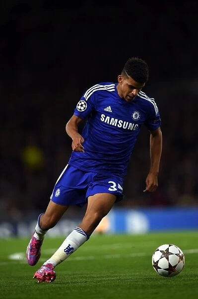 Chelsea's Dominic Solanke in Action against NK Maribor in UEFA Champions League
