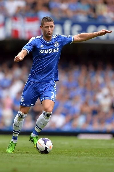 Chelsea's Gary Cahill in Action: Chelsea vs. Hull City Tigers, Barclays Premier League (18.08.2013)