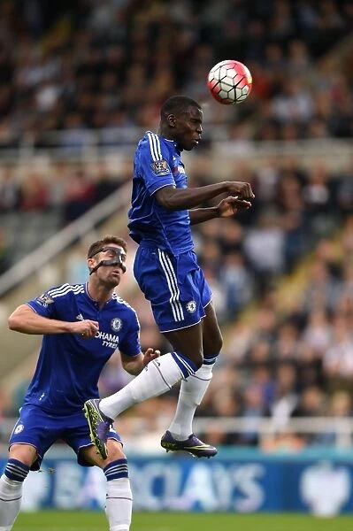 Chelsea's Kurt Zouma Claims Aerial Victory: Chelsea vs. Newcastle United (September 2015)