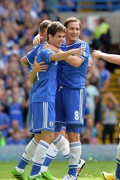 Chelsea's Oscar and Frank Lampard: A Celebration of Goalscoring Synergy (18th August 2013)