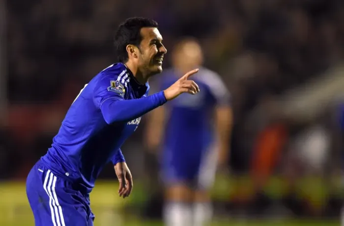 Framed Print : Chelsea's Pedro: A Four-Goal Blitz in Capital One Cup Victory Over Walsall (September 2015)
