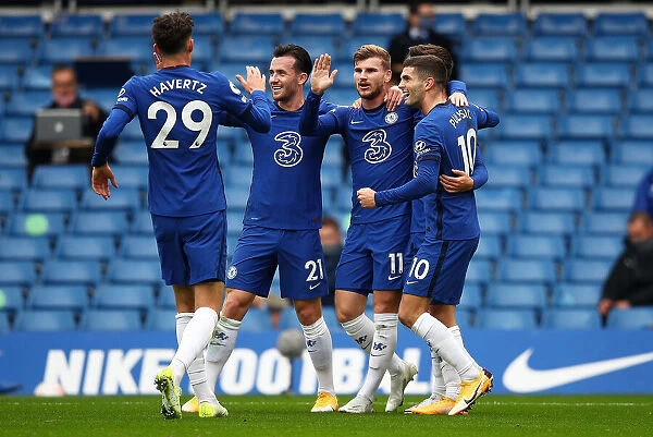 Chelsea's Timo Werner Scores Second Goal vs Southampton in Empty Stamford Bridge