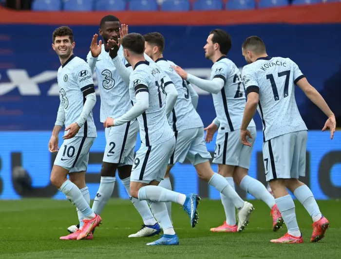 Framed Print : Christian Pulisic Scores Second Goal for Chelsea against Crystal Palace in Empty Selhurst Park, April 2021 Framed Print : Christian Pulisic Scores Second Goal for Chelsea against Crystal Palace in Empty Selhurst Park, April 2021