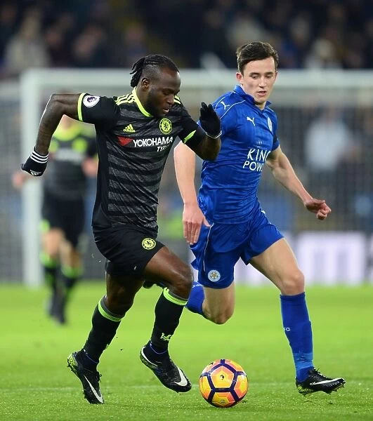 Clash at The King Power: Victor Moses vs. Ben Chilwell - A Battle Between Chelsea's Victor Moses and Leicester's Ben Chilwell