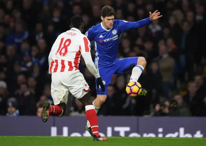 Framed Print : Clash at Stamford Bridge: Chelsea vs Stoke City - Premier League Showdown Framed Print : Clash at Stamford Bridge: Chelsea vs Stoke City - Premier League Showdown