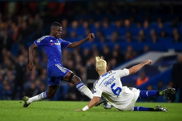 Clash at Stamford Bridge: Ramires vs. Dragovic - UEFA Champions League Battle