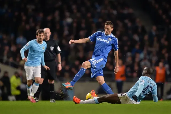Framed Print : Clash of the Titans: Nemanja Matic vs Yaya Toure - Manchester City vs Chelsea, Premier League Showdown (3rd February 2014) Framed Print : Clash of the Titans: Nemanja Matic vs Yaya Toure - Manchester City vs Chelsea, Premier League Showdown (3rd February 2014)