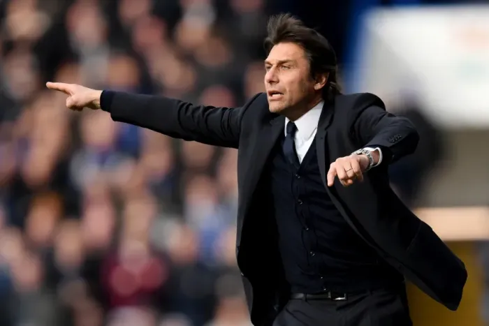 Framed Print : Conte Orders Chelsea: Intense Focus at Stamford Bridge During Chelsea vs Arsenal, Premier League Match Framed Print : Conte Orders Chelsea: Intense Focus at Stamford Bridge During Chelsea vs Arsenal, Premier League Match
