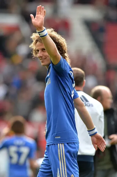 Framed Print : David Luiz Salutes Chelsea Fans at Old Trafford: A Heartfelt Moment After Manchester United vs. Chelsea (BPL 2013) Framed Print : David Luiz Salutes Chelsea Fans at Old Trafford: A Heartfelt Moment After Manchester United vs. Chelsea (BPL 2013)