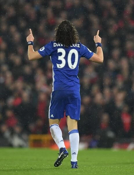 David Luiz Scores the Opener: Chelsea Triumphs Over Liverpool in the Premier League (January 2017)