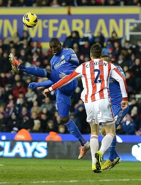 Demba Ba in Action: Chelsea vs. Stoke City, Premier League Showdown (January 12, 2013)