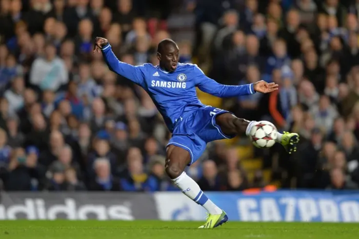 Framed Print : Demba Ba Scores Chelsea's Third Goal: UEFA Champions League - Chelsea vs. Schalke 04 (November 6, 2013) - Stamford Bridge Framed Print : Demba Ba Scores Chelsea's Third Goal: UEFA Champions League - Chelsea vs. Schalke 04 (November 6, 2013) - Stamford Bridge