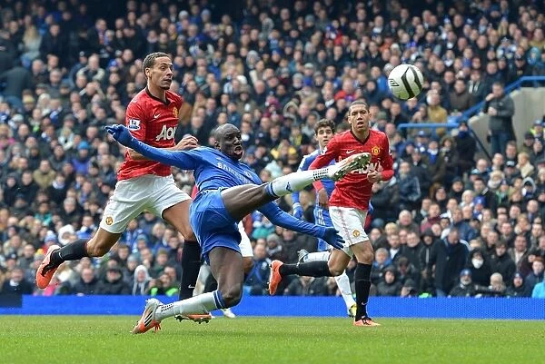 Demba Ba Scores First: Chelsea vs Manchester United - FA Cup Quarter Final Replay at Stamford Bridge (April 1, 2013)